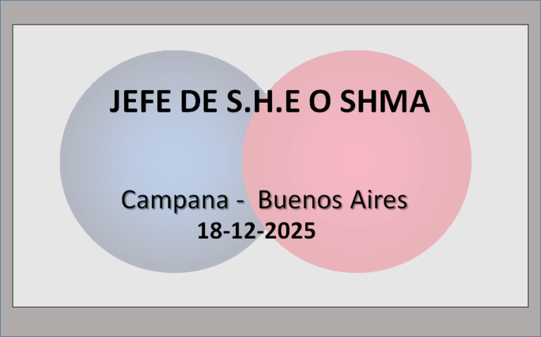 Jefe de Seguridad, Higiene y Medioambiente 4 - OL Group Jefe de Seguridad, Higiene y Medioambiente