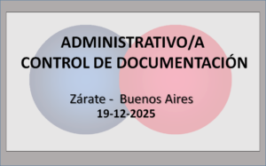 Administrativo/a de Control de Documentación