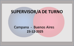 Supervisor/a de Turno