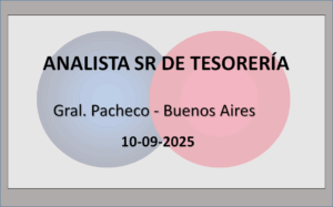 Analista Sr de tesorería