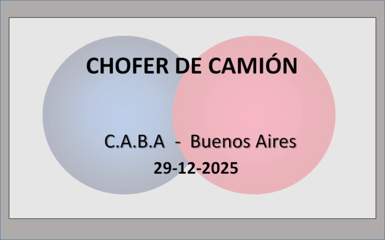Chofer de Camión 7 - OL Group Chofer de Camión