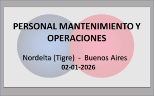 Personal de mantenimiento y operaciones