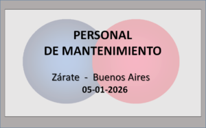 Personal para Mantenimiento