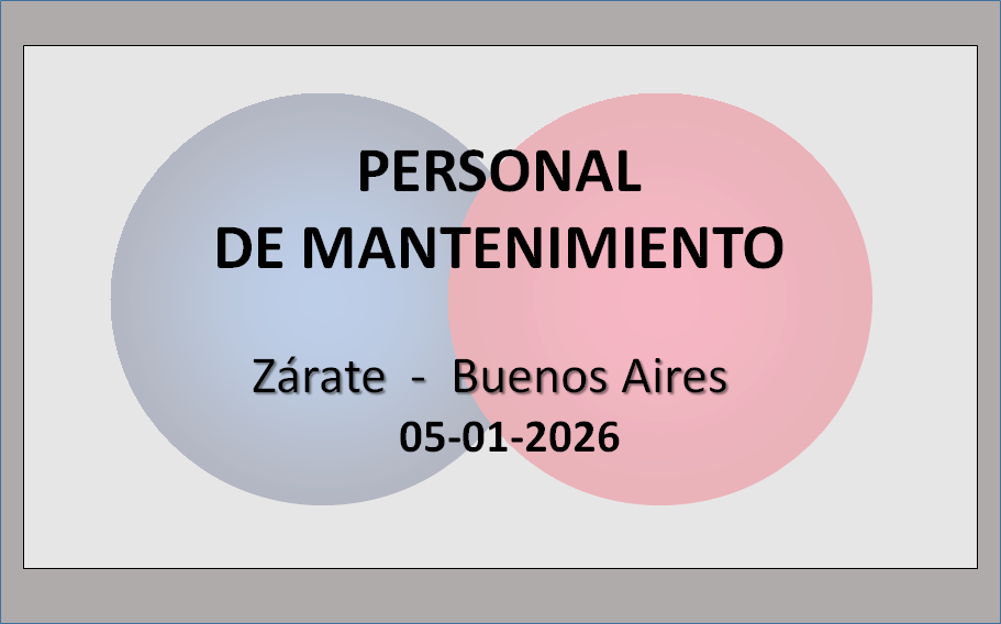 Personal para Mantenimiento