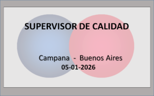 Supervisor de Calidad