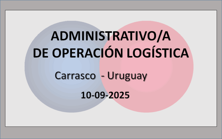 Administrativo/a de Operación Logística