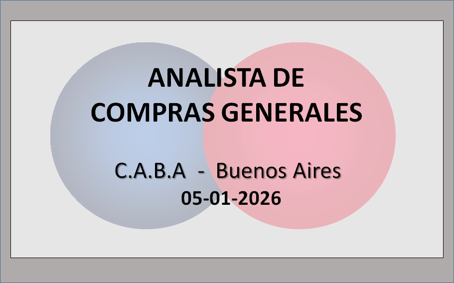 Analista de Compras generales