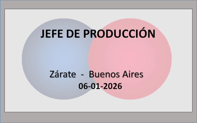 Jefe de Producción 1 - OL Group Jefe de Producción