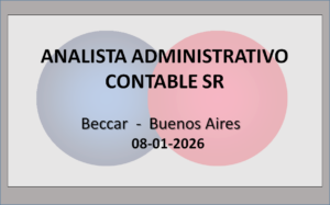 Analista Administrativo Contable SR