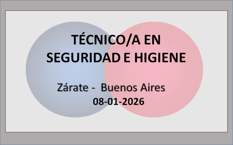 Técnico/a en Seguridad e Higiene 7 - OL Group Técnico/a en Seguridad e Higiene