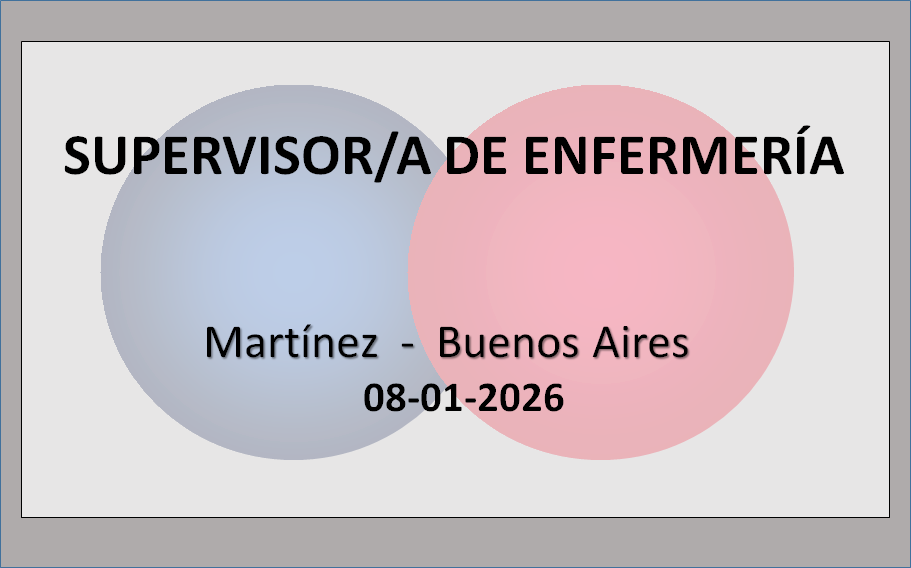 Supervisor/a de Enfermería