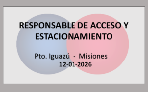 Responsable de Acceso y Estacionamiento