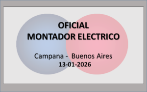 OFICIAL MONTADOR ELECTRICO