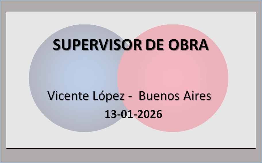 Supervisor de Obra