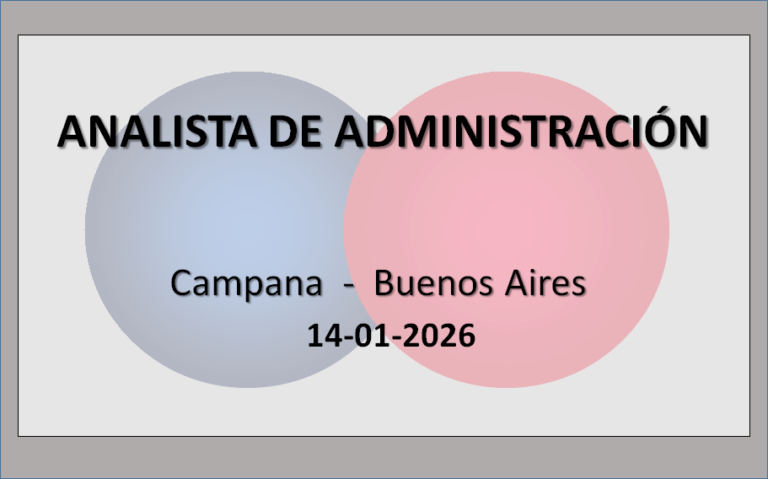 Analista de Administración 4 - OL Group Analista de Administración