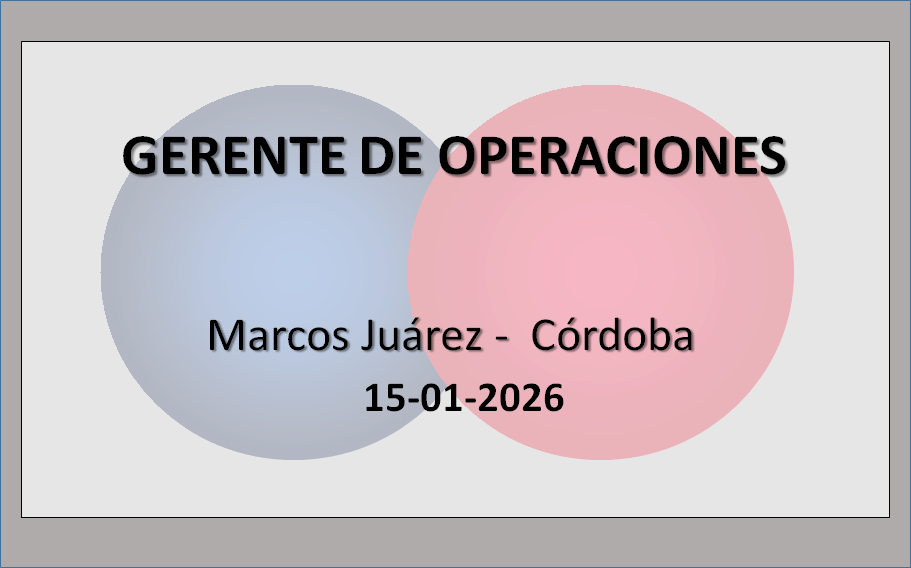 Gerente de Operaciones