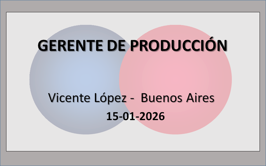 Gerente de Producción