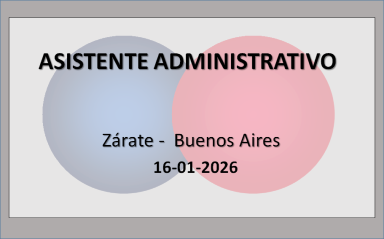 Asistente Administrativo con orientación comercial