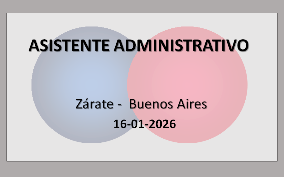 Asistente Administrativo con orientación comercial