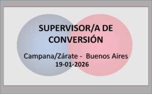 Supervisor/a de Conversión