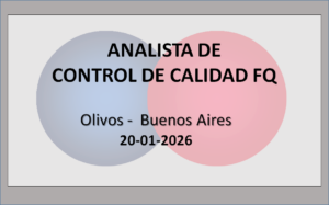 Analista de Control de Calidad FQ
