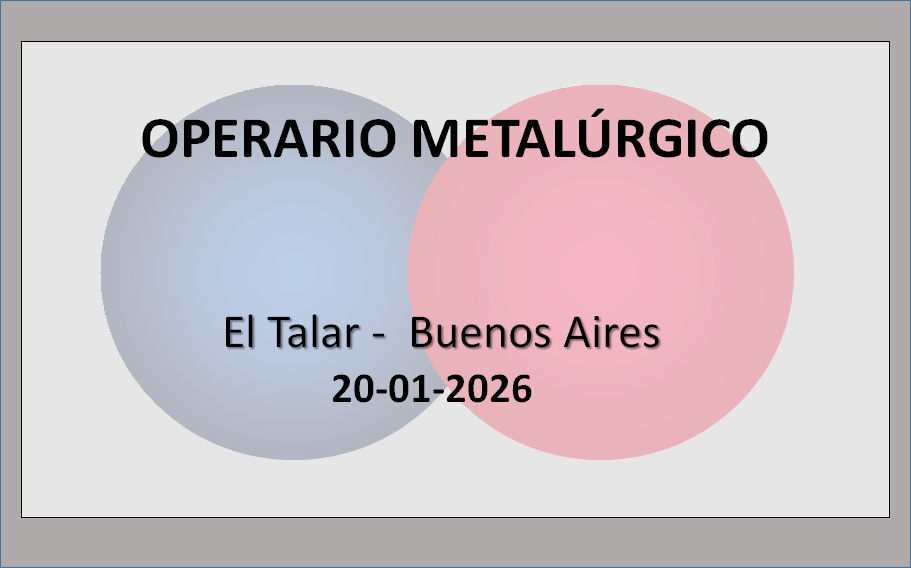 Operario Metalúrgico