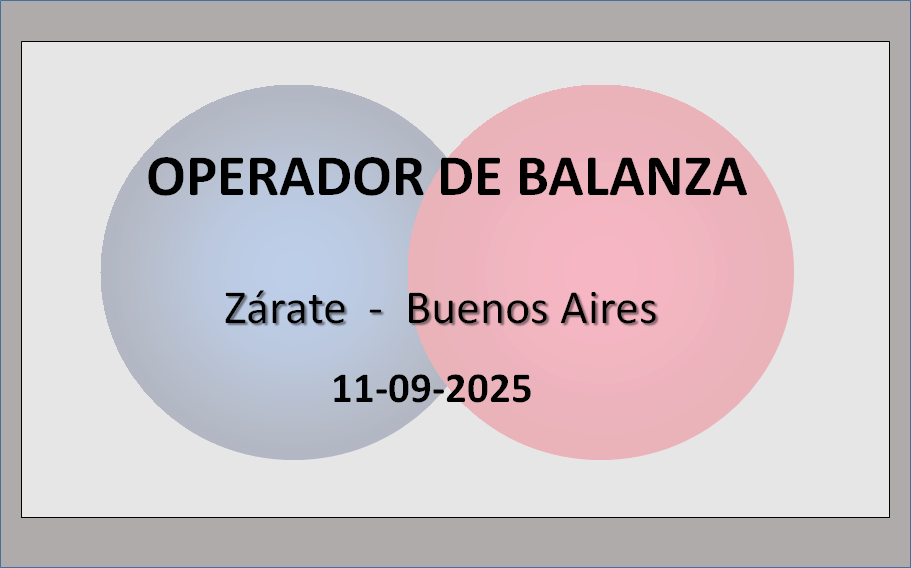 Operador de Balanza