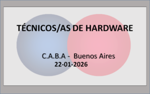 Técnicos/as de Hardware – Armado de PC y RMA