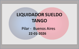 Liquidador de Sueldos TANGO