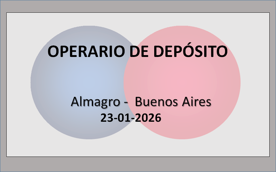 Operario de Depósito
