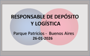 Responsable de depósito y logística