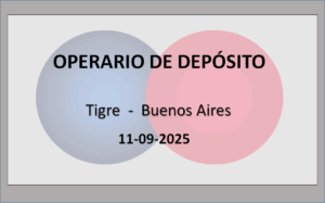 Operario de Depósito
