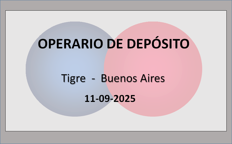Operario de Depósito