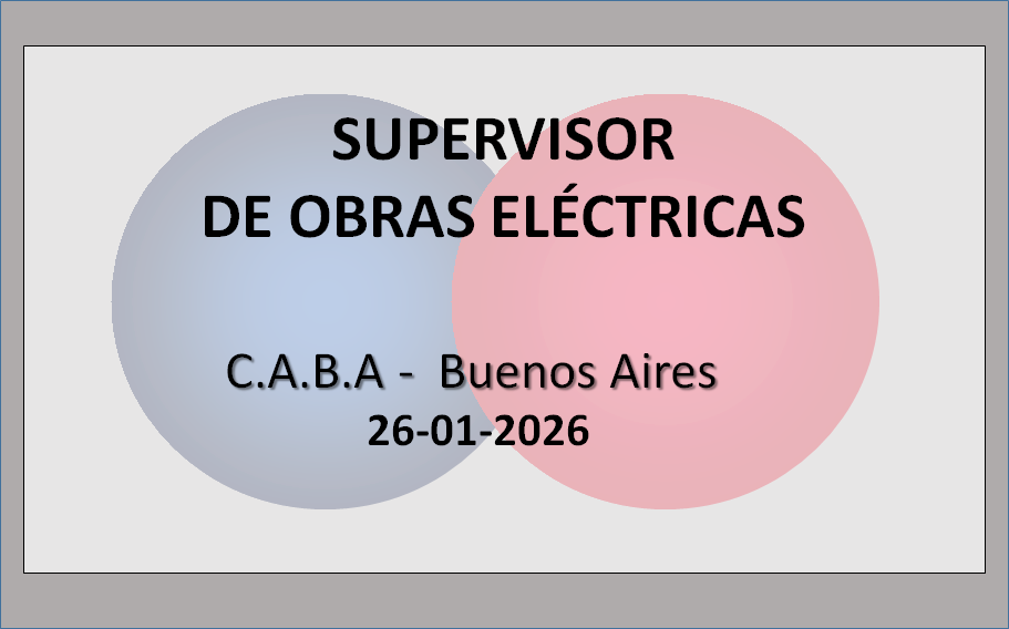 Supervisor de Obras Eléctricas