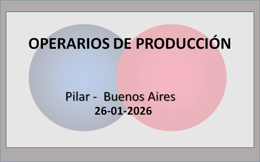 Operarios para Producción