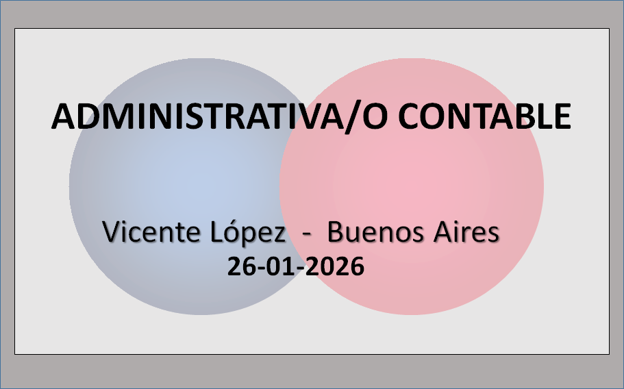Administrativa/o Contable