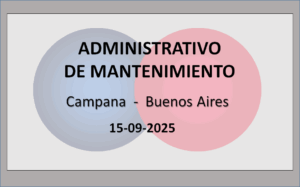 Administrativo de Mantenimiento