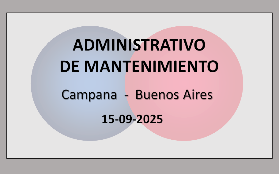 Administrativo de Mantenimiento