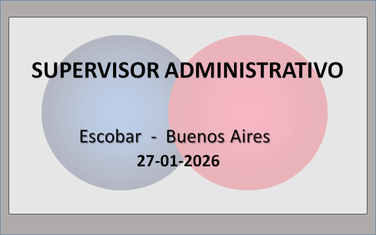 Supervisor Administrativo 4 - OL Group Supervisor Administrativo