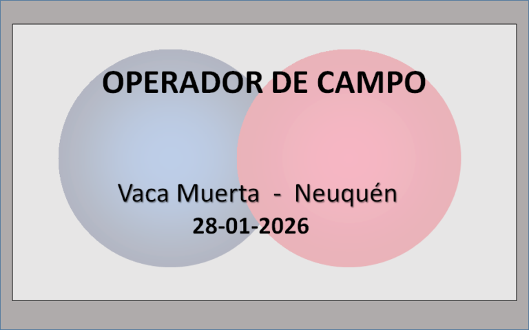 Operador de Campo 5 - OL Group Operador de Campo