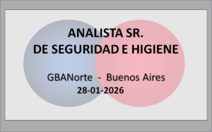 Analista Sr. de Seguridad e Higiene