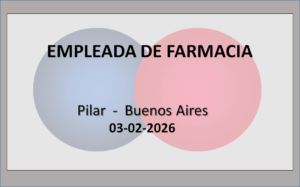 Empleada de Farmacia
