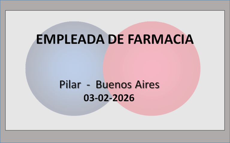Empleada de Farmacia 4 - OL Group Empleada de Farmacia