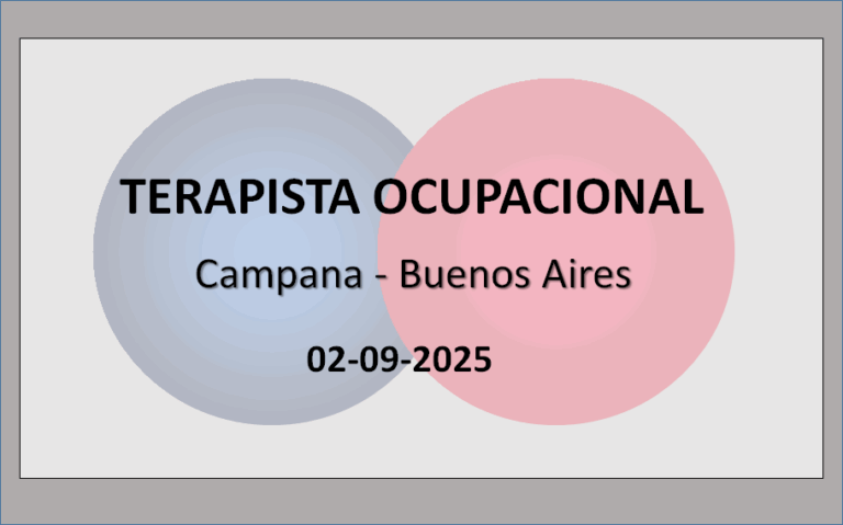 Terapista Ocupacional