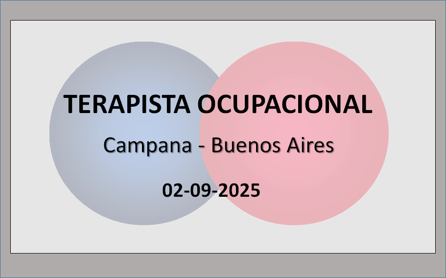 Terapista Ocupacional 1 - OL Group Terapista Ocupacional