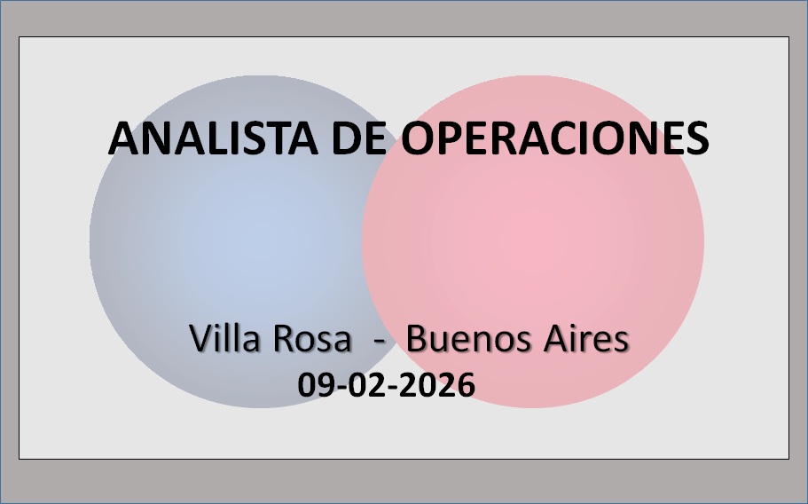 Analista De Operaciones 1 - OL Group Analista De Operaciones