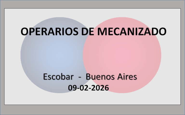 Operarios de Mecanizado