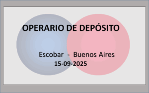 Operario de Depósito