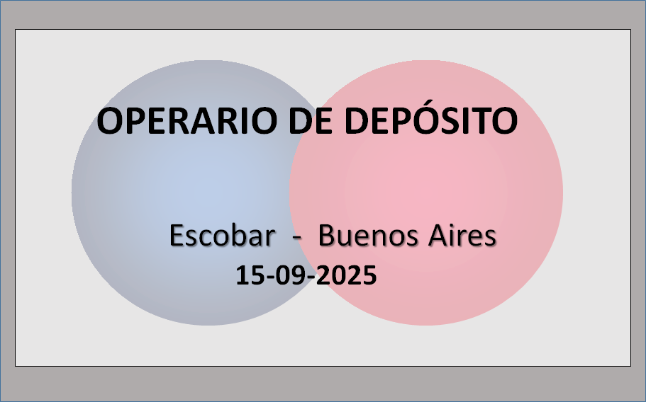 Operario de Depósito