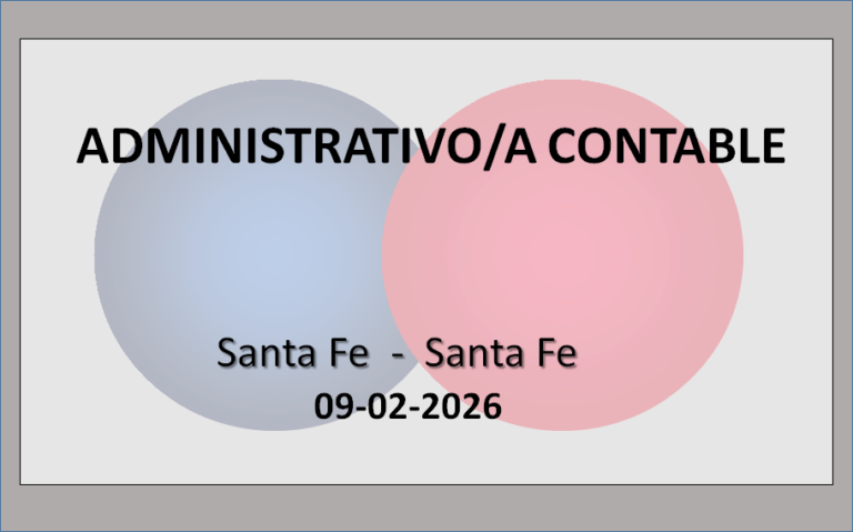 Administrativo/a Contable
